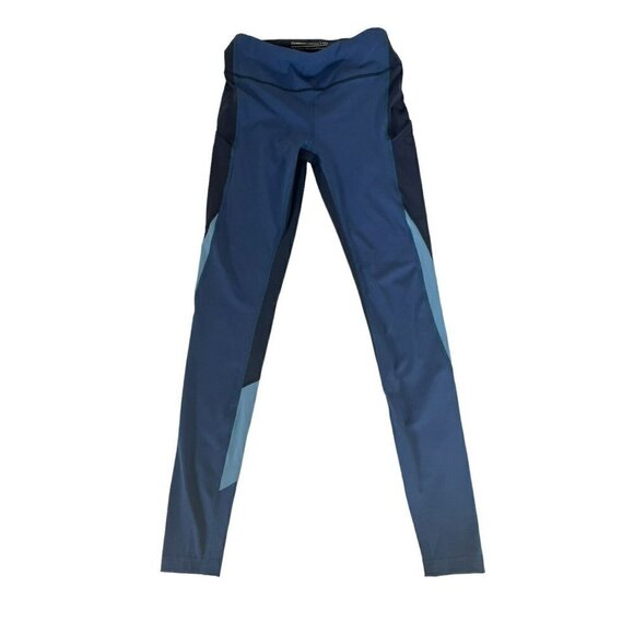 Outdoor Voices Women's Sz S Blue Tri Color SuperForm Leggings - Picture 1 of 8